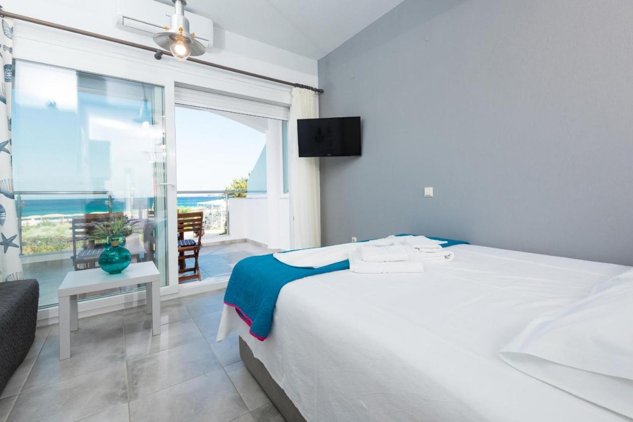 Artemis Beach Apartments Khrysi Ammoudia Eksteriør bilde