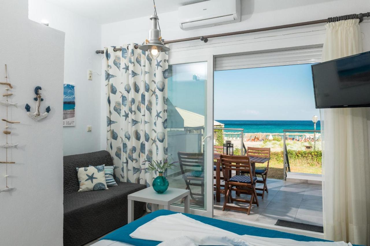 Artemis Beach Apartments Khrysi Ammoudia Eksteriør bilde