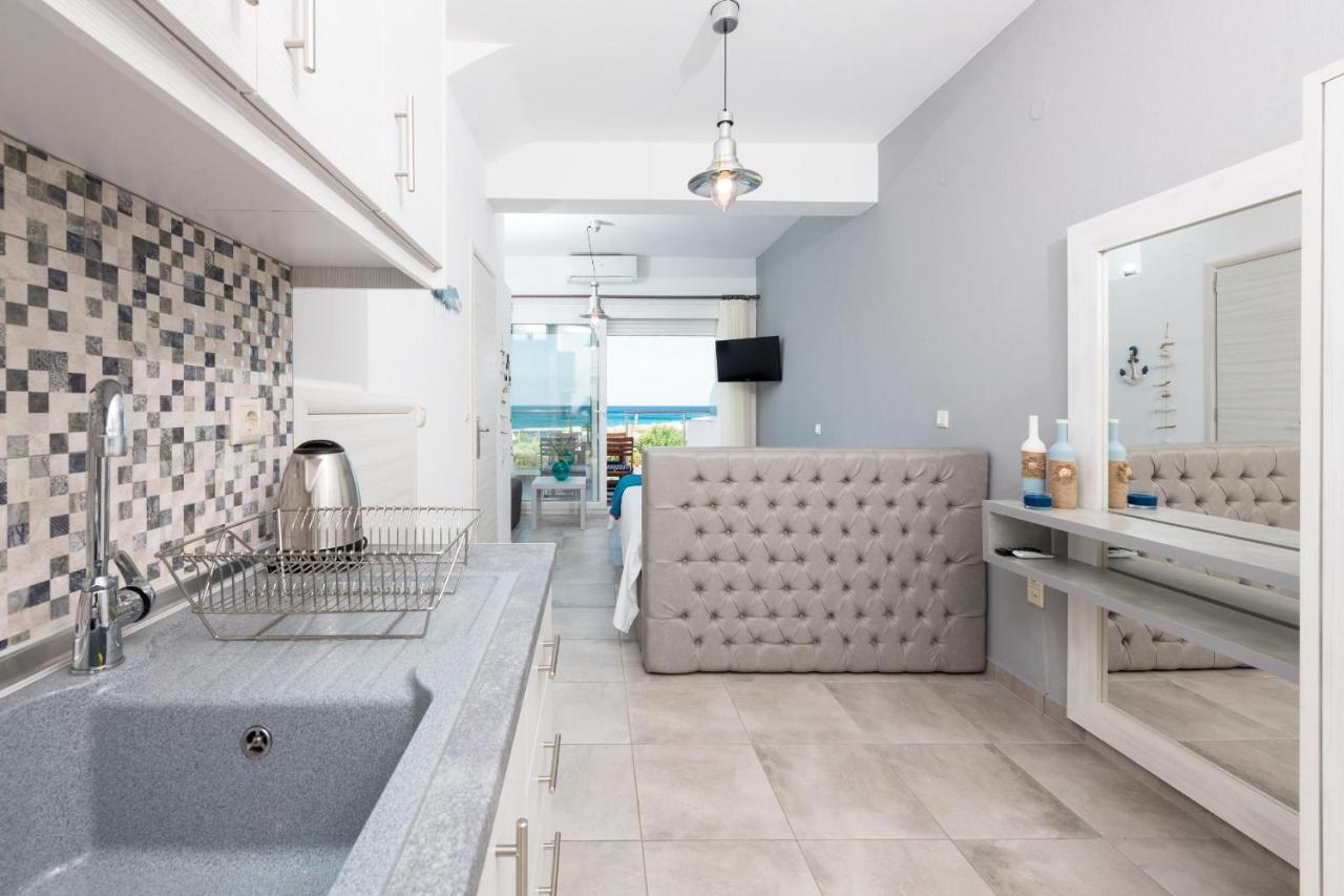 Artemis Beach Apartments Khrysi Ammoudia Eksteriør bilde