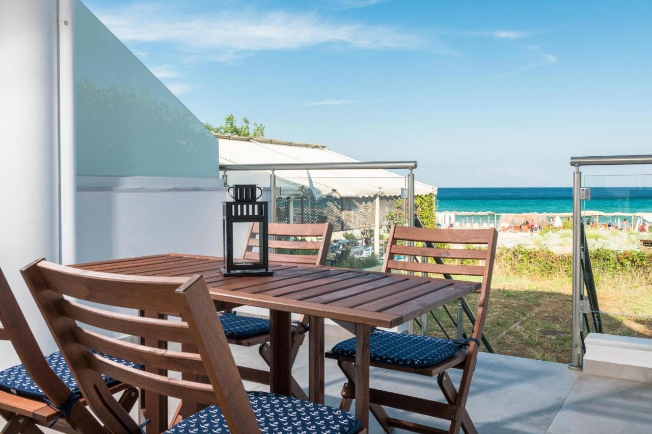 Artemis Beach Apartments Khrysi Ammoudia Eksteriør bilde
