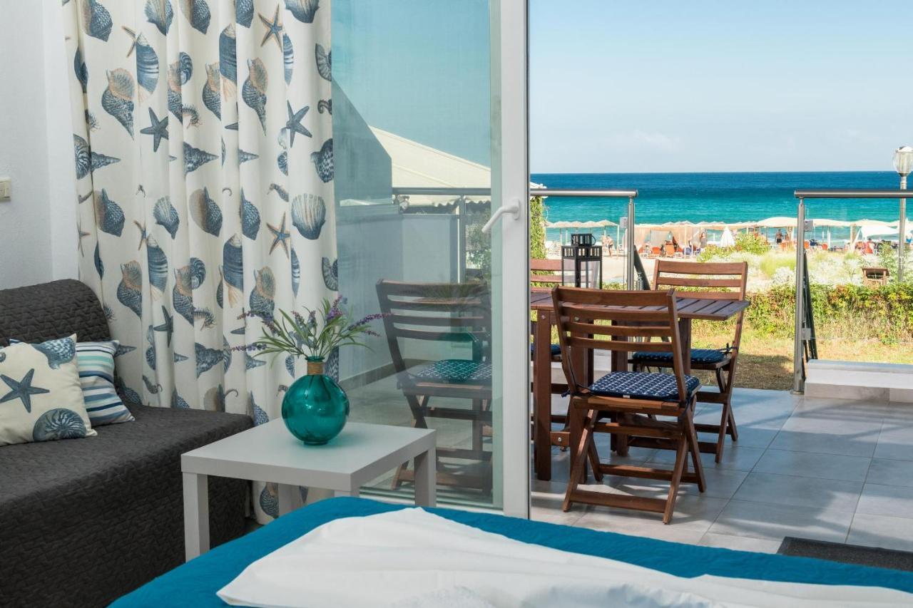 Artemis Beach Apartments Khrysi Ammoudia Eksteriør bilde