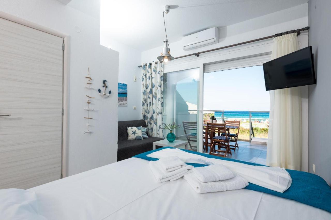 Artemis Beach Apartments Khrysi Ammoudia Eksteriør bilde