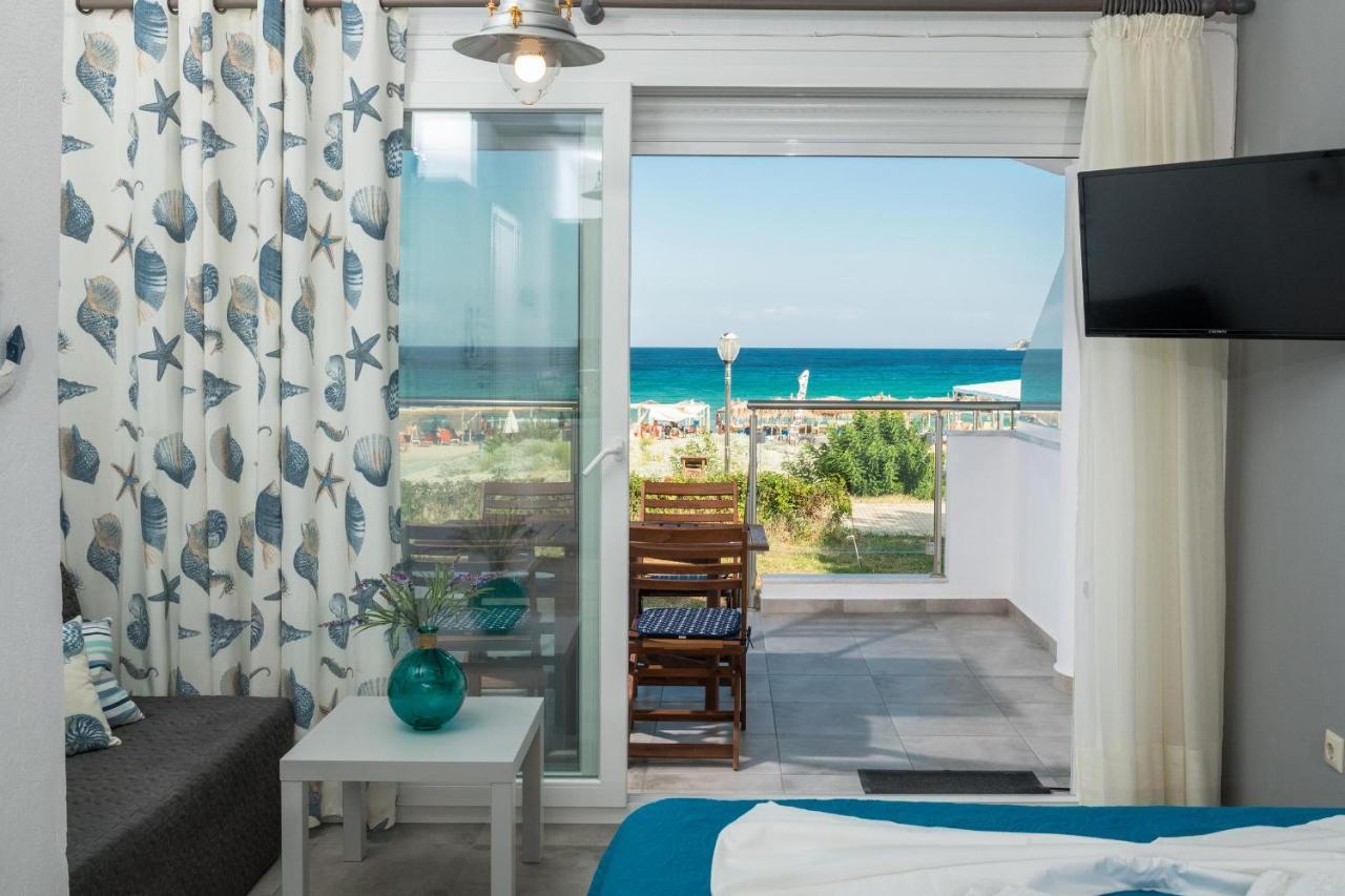 Artemis Beach Apartments Khrysi Ammoudia Eksteriør bilde