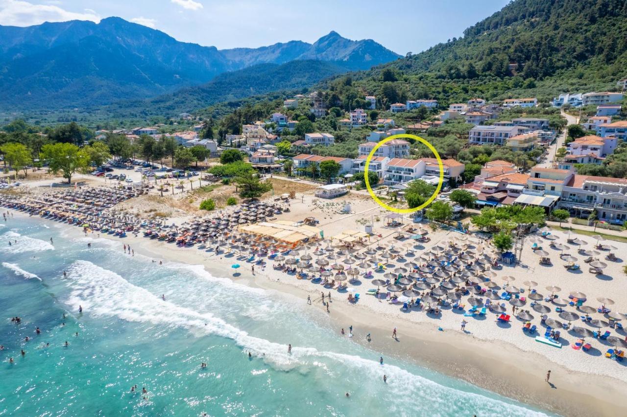 Artemis Beach Apartments Khrysi Ammoudia Eksteriør bilde