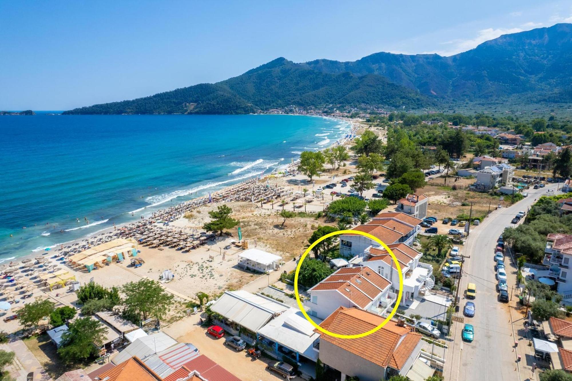 Artemis Beach Apartments Khrysi Ammoudia Eksteriør bilde
