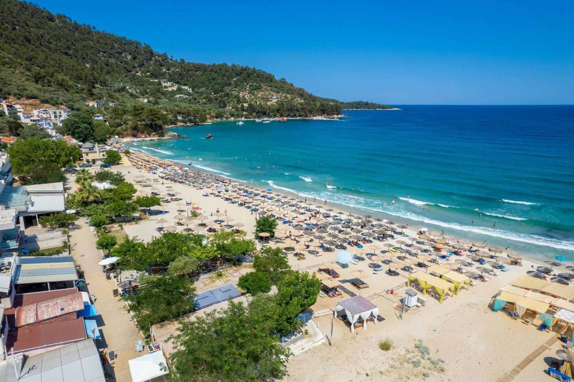 Artemis Beach Apartments Khrysi Ammoudia Eksteriør bilde