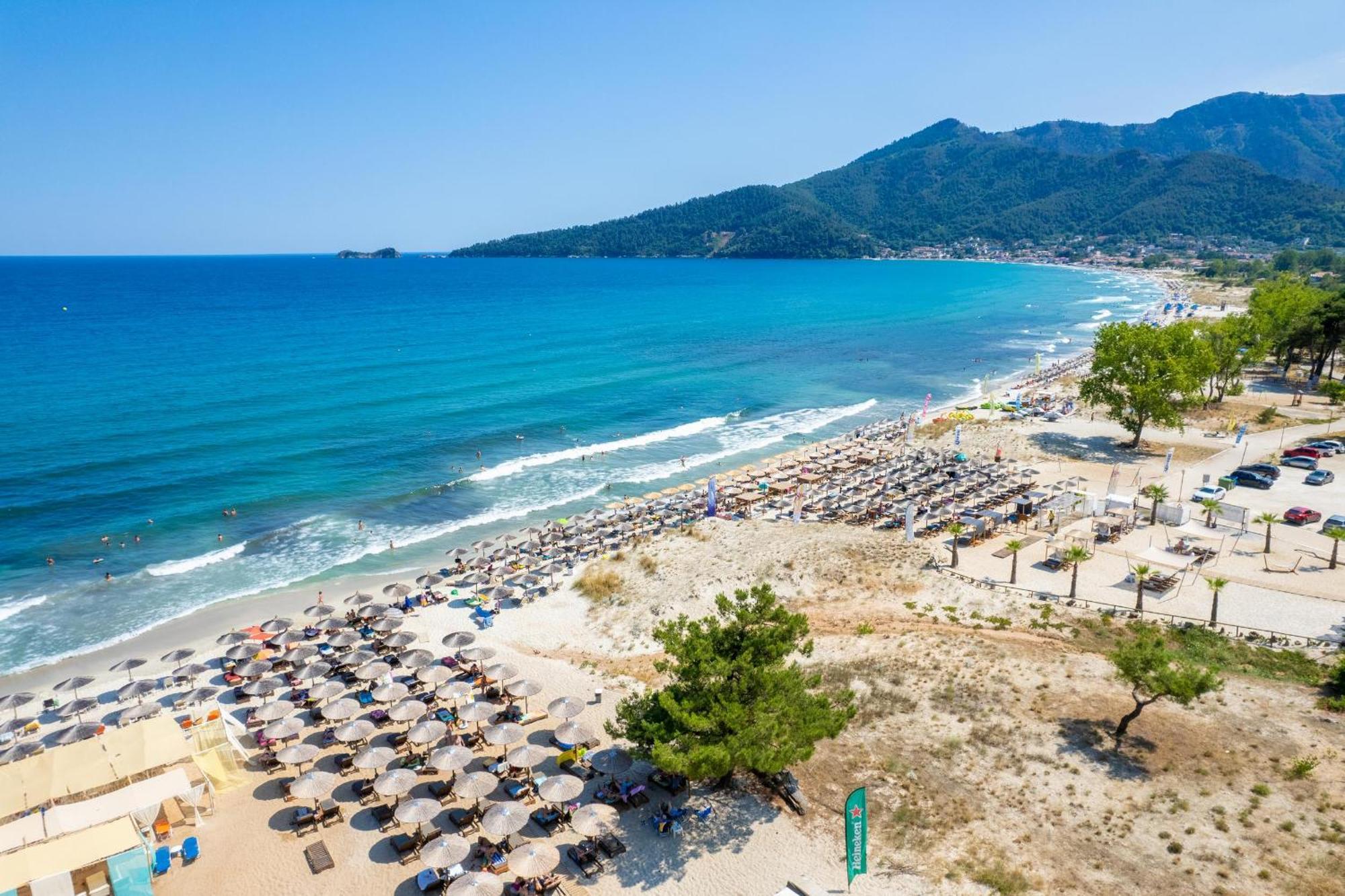 Artemis Beach Apartments Khrysi Ammoudia Eksteriør bilde