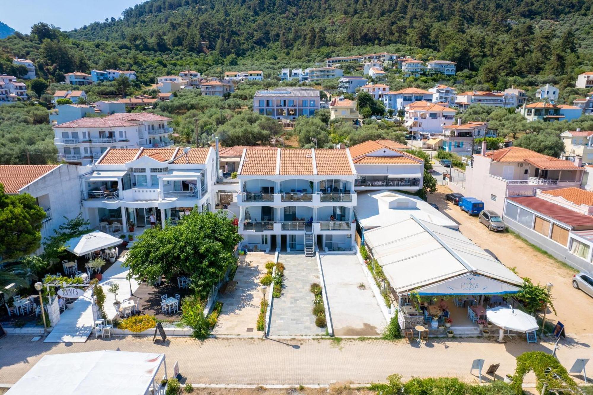 Artemis Beach Apartments Khrysi Ammoudia Eksteriør bilde