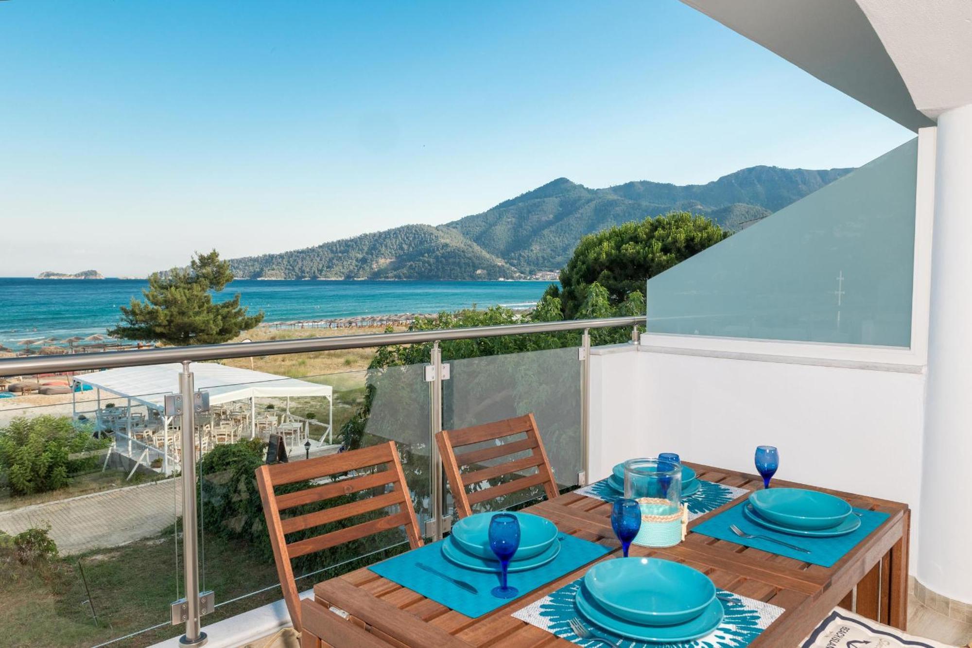 Artemis Beach Apartments Khrysi Ammoudia Eksteriør bilde